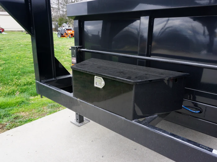 Hydraulic 7'x16' 2ft Side Gooseneck Dump Trailer (2) 7K Axles 3 Hydraulic 7'x16' 2ft Side Gooseneck Dump Trailer (2) 7K Axles - Image 3