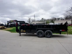 Hydraulic 7'x16' 2ft Side Gooseneck Dump Trailer (2) 7K Axles 10 Hydraulic 7'x16' 2ft Side Gooseneck Dump Trailer (2) 7K Axles -Tool Comprehensive dsc05715 2