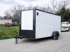 7x12 Enclosed Trailer White V-Nose Blackout Package 3,500lb Axle Storage 8 7x12 Enclosed Trailer White V-Nose Blackout Package 3,500lb Axle Storage -Tool Comprehensive dsc05794 1