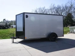 7x12 Enclosed Trailer Silver V-Nose Blackout Package 3,500lb Axle Storage -Tool Comprehensive dsc05843 2