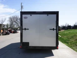 7x12 Enclosed Trailer Silver V-Nose Blackout Package 3,500lb Axle Storage -Tool Comprehensive dsc05846 2