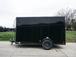 7x12 Enclosed Trailer Black V-Nose Blackout Package 3,500lb Axle Storage -Tool Comprehensive dsc05871 2