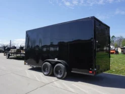 7x16 Enclosed Trailer Black V-Nose Blackout Pkg Tandem Axle Storage 9 7x16 Enclosed Trailer Black V-Nose Blackout Pkg Tandem Axle Storage -Tool Comprehensive dsc05966 1