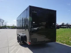 7x16 Enclosed Trailer Black V-Nose Blackout Pkg Tandem Axle Storage 10 7x16 Enclosed Trailer Black V-Nose Blackout Pkg Tandem Axle Storage -Tool Comprehensive dsc05967 1