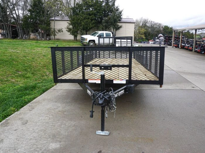 6.4x20 2ft Mesh Sides Utility Trailer Dovetail (2) 3500lb Axle 2 6.4x20 2ft Mesh Sides Utility Trailer Dovetail (2) 3500lb Axle - Image 2