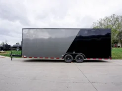 8.5 X 24 Charcoal/Black Enclosed Trailer With Blackout Package Storage -Tool Comprehensive dsc06066 4