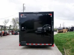 8.5 X 24 Charcoal/Black Enclosed Trailer With Blackout Package Storage -Tool Comprehensive dsc06068 5