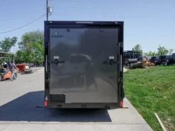 6x12 Enclosed Trailer Charcoal V-Nose Blackout Package 3,500lb Axle Storage -Tool Comprehensive dsc06378 1