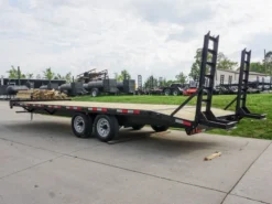 8.5x22 Deckover I-Beam Trailer (2) 5,200lb Axles Stand-Up Ramps -Tool Comprehensive dsc06564 1