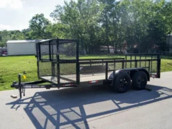 6.4x14 Dovetail Utility Trailer Stacked Baskets (2) 3500lb Axles -Tool Comprehensive dsc06758 2