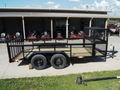 6.4x14 Dovetail Utility Trailer Stacked Baskets (2) 3500lb Axles -Tool Comprehensive dsc06761 1