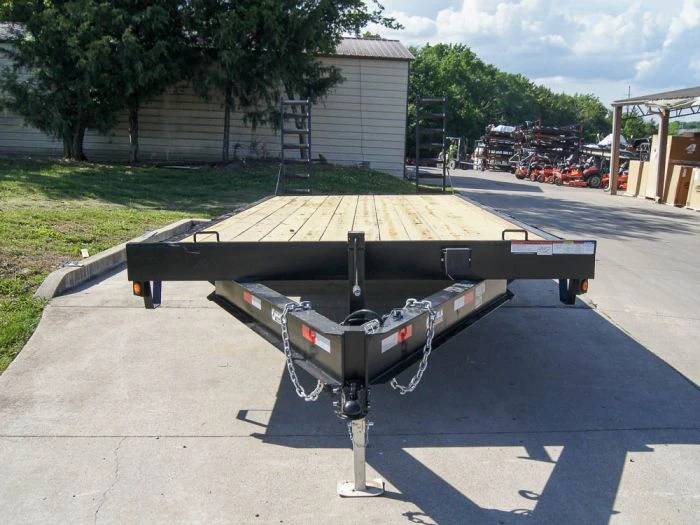 8.5x20 Deckover I-Beam Trailer (2) 5,200lb Axles Stand-Up Ramps 2 8.5x20 Deckover I-Beam Trailer (2) 5,200lb Axles Stand-Up Ramps - Image 2