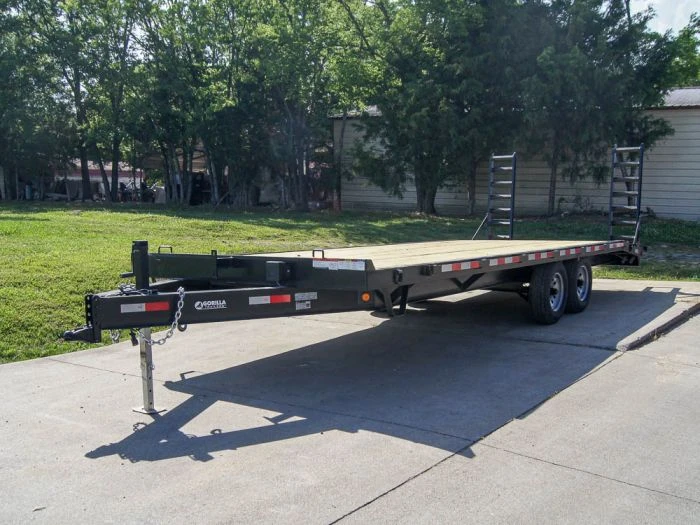 8.5x20 Deckover I-Beam Trailer (2) 5,200lb Axles Stand-Up Ramps 3 8.5x20 Deckover I-Beam Trailer (2) 5,200lb Axles Stand-Up Ramps - Image 3