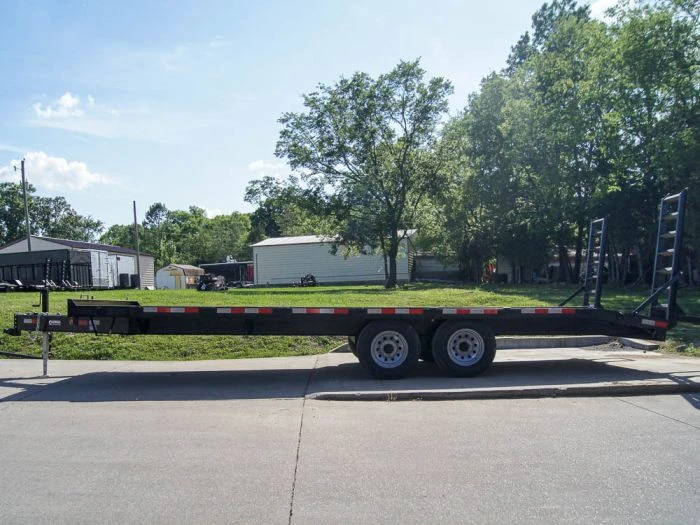 8.5x20 Deckover I-Beam Trailer (2) 5,200lb Axles Stand-Up Ramps 4 8.5x20 Deckover I-Beam Trailer (2) 5,200lb Axles Stand-Up Ramps - Image 4