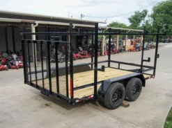 7x12 Straight Deck Utility Trailer (2) 3500lb Axle With 4ft Ladder Racks 10 7x12 Straight Deck Utility Trailer (2) 3500lb Axle With 4ft Ladder Racks -Tool Comprehensive dsc06851 4