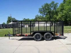 6.4x14 - 4ft Mesh Side Utility Trailer Straight Deck (2) 3500lb Axles -Tool Comprehensive dsc06865 2