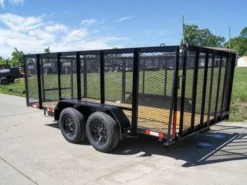 6.4x14 - 4ft Mesh Side Utility Trailer Straight Deck (2) 3500lb Axles -Tool Comprehensive dsc06866 2
