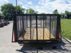 6.4x14 - 4ft Mesh Side Utility Trailer Straight Deck (2) 3500lb Axles -Tool Comprehensive dsc06867 2