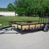 7x14 Dovetail Utility Trailer 3500lb Axle