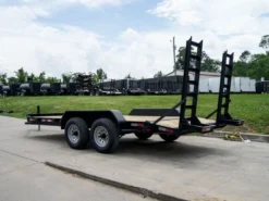7x16 IBeam Equipment Trailer (2) 5200lb Axles With Stand-Up Ramps -Tool Comprehensive dsc06950 2