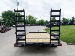 7x16 IBeam Equipment Trailer (2) 5200lb Axles With Stand-Up Ramps -Tool Comprehensive dsc06951 2