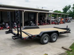 7x16 IBeam Equipment Trailer (2) 5200lb Axles With Stand-Up Ramps -Tool Comprehensive dsc06952 2