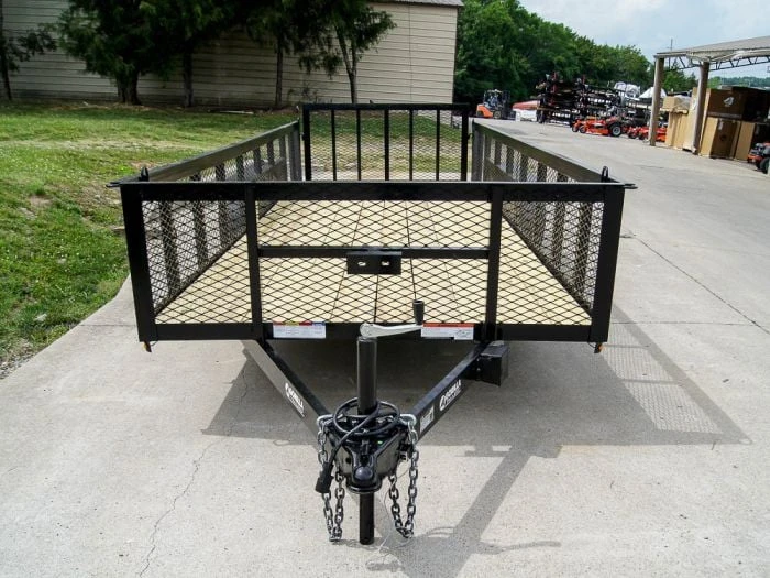 6.4x18 Dovetail Utility Trailer With 2ft Mesh Sides (2) 3500lb Axles 2 6.4x18 Dovetail Utility Trailer With 2ft Mesh Sides (2) 3500lb Axles - Image 2
