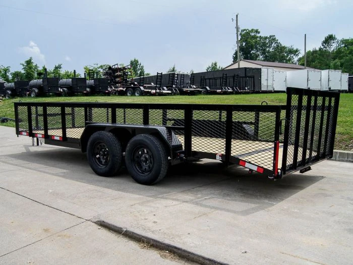 6.4x18 Dovetail Utility Trailer With 2ft Mesh Sides (2) 3500lb Axles 5 6.4x18 Dovetail Utility Trailer With 2ft Mesh Sides (2) 3500lb Axles - Image 5