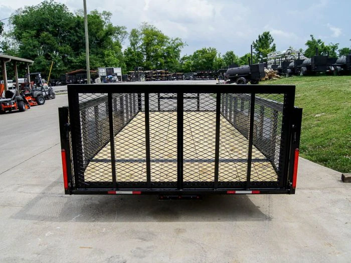 6.4x18 Dovetail Utility Trailer With 2ft Mesh Sides (2) 3500lb Axles 6 6.4x18 Dovetail Utility Trailer With 2ft Mesh Sides (2) 3500lb Axles - Image 6