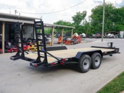 7x18 I-Beam Equipment Trailer (2) 7K Axles Stand-Up Ramps -Tool Comprehensive dsc07023 1