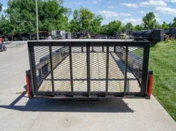 6.4x16 Dovetail Utility Trailer With Side Baskets (2) 3500lb Axles -Tool Comprehensive dsc07167 1