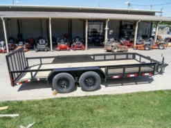 6.4x16 Dovetail Utility Trailer With Side Baskets (2) 3500lb Axles -Tool Comprehensive dsc07168 1