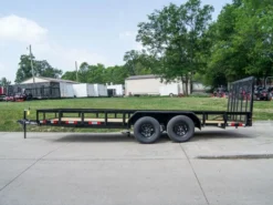 6.4x18 Straight Deck Utility Trailer With Tall Gate (2) 3500lb Axles -Tool Comprehensive dsc07239 1