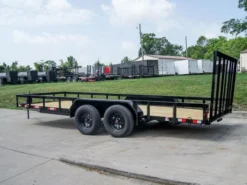6.4x18 Straight Deck Utility Trailer With Tall Gate (2) 3500lb Axles -Tool Comprehensive dsc07240