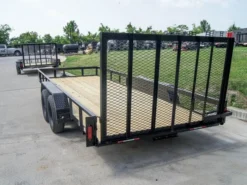 6.4x18 Straight Deck Utility Trailer With Tall Gate (2) 3500lb Axles -Tool Comprehensive dsc07241 1