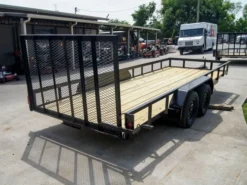 6.4x18 Straight Deck Utility Trailer With Tall Gate (2) 3500lb Axles -Tool Comprehensive dsc07242 1