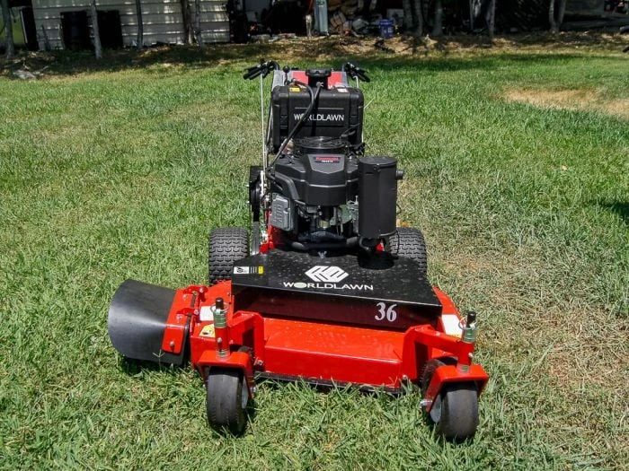 WorldLawn 36" Belt Fixed Walk Behind Mower 14.5 HP Kawasaki 1 WorldLawn 36" Belt Fixed Walk Behind Mower 14.5 HP Kawasaki