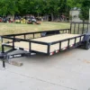 7x20 Dovetail Utility Trailer (2) 3500lb Axles