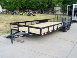 7x20 Dovetail Utility Trailer (2) 3500lb Axles