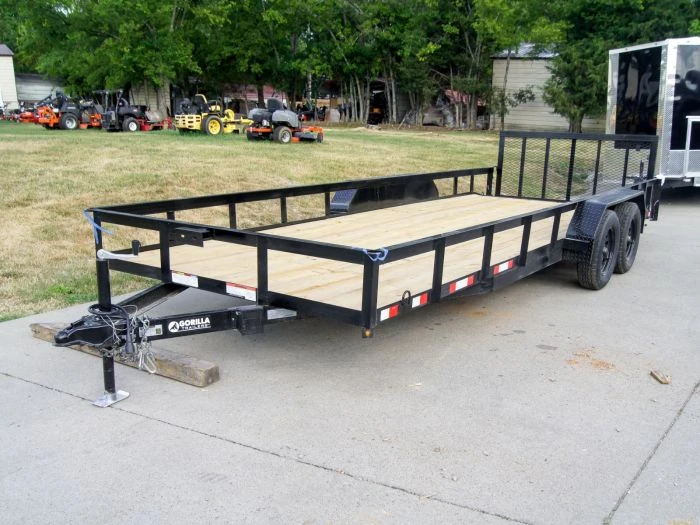 7x20 Dovetail Utility Trailer (2) 3500lb Axles 1 7x20 Dovetail Utility Trailer (2) 3500lb Axles