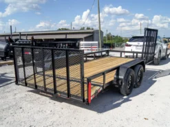 7x16 Dovetail Utility Trailer With Side Gate (2) 3500lb Axle -Tool Comprehensive dsc08049 1
