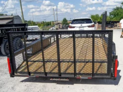 7x16 Dovetail Utility Trailer With Side Gate (2) 3500lb Axle -Tool Comprehensive dsc08050 1