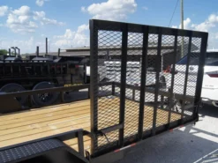 7x16 Dovetail Utility Trailer With Side Gate (2) 3500lb Axle -Tool Comprehensive dsc08054 1