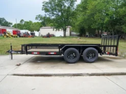 6.4x14 Dovetail Utility Trailer With Side Baskets (2) 3500lb Axles -Tool Comprehensive dsc08166 1