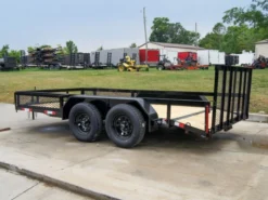 6.4x14 Dovetail Utility Trailer With Side Baskets (2) 3500lb Axles -Tool Comprehensive dsc08167 1