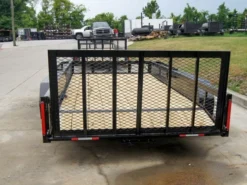 6.4x14 Dovetail Utility Trailer With Side Baskets (2) 3500lb Axles -Tool Comprehensive dsc08168 1