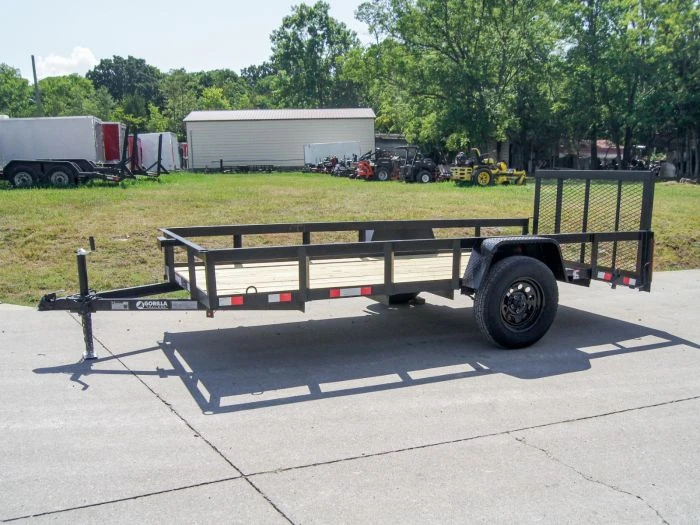 5' X 12' Dovetail Utility Trailer 3,500lb Single Axle 2 5' X 12' Dovetail Utility Trailer 3,500lb Single Axle - Image 2