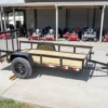 5x10 Dovetail Utility Trailer 3500lb Axle