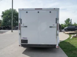 7x16 White V-Nose Enclosed Trailer With Elect Pkg (2) 3500lb Axle Storage -Tool Comprehensive dsc08332 1