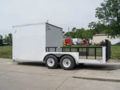 7x18 Hybrid Enclosed Trailer With Side Door (2) 5,200lb Axles Storage 8 7x18 Hybrid Enclosed Trailer With Side Door (2) 5,200lb Axles Storage -Tool Comprehensive dsc08354 1